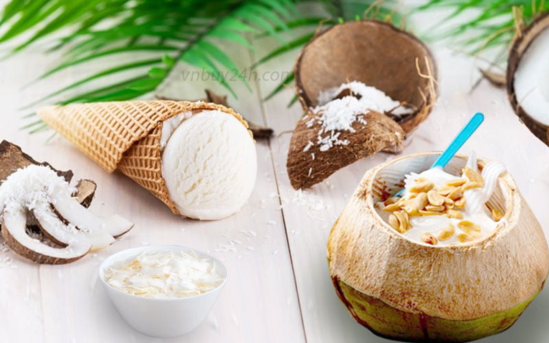 Cách làm kem sữa dừa không cần whipping cream đơn giản tại nhà